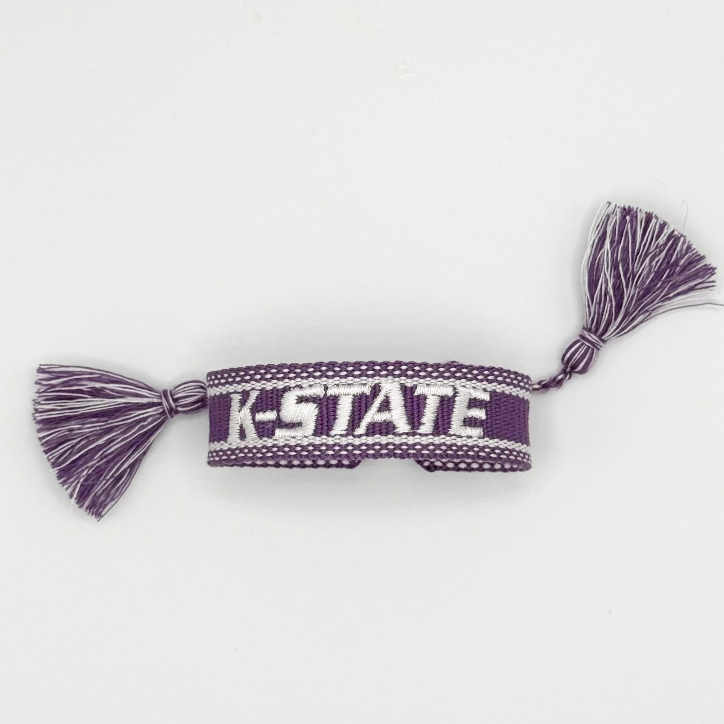 Kansas State University purple game day bracelet