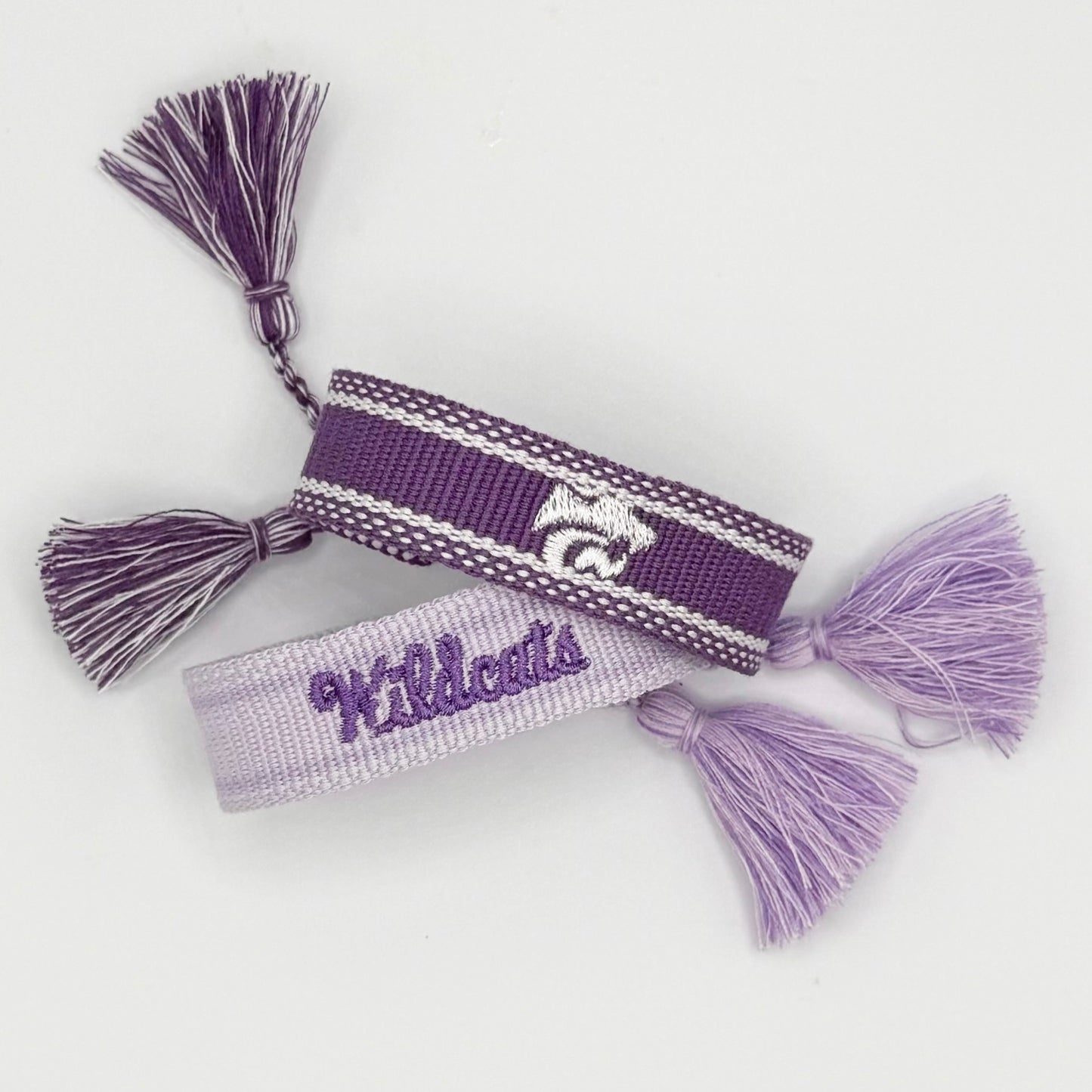 Kansas State University purple powercat game day bracelet