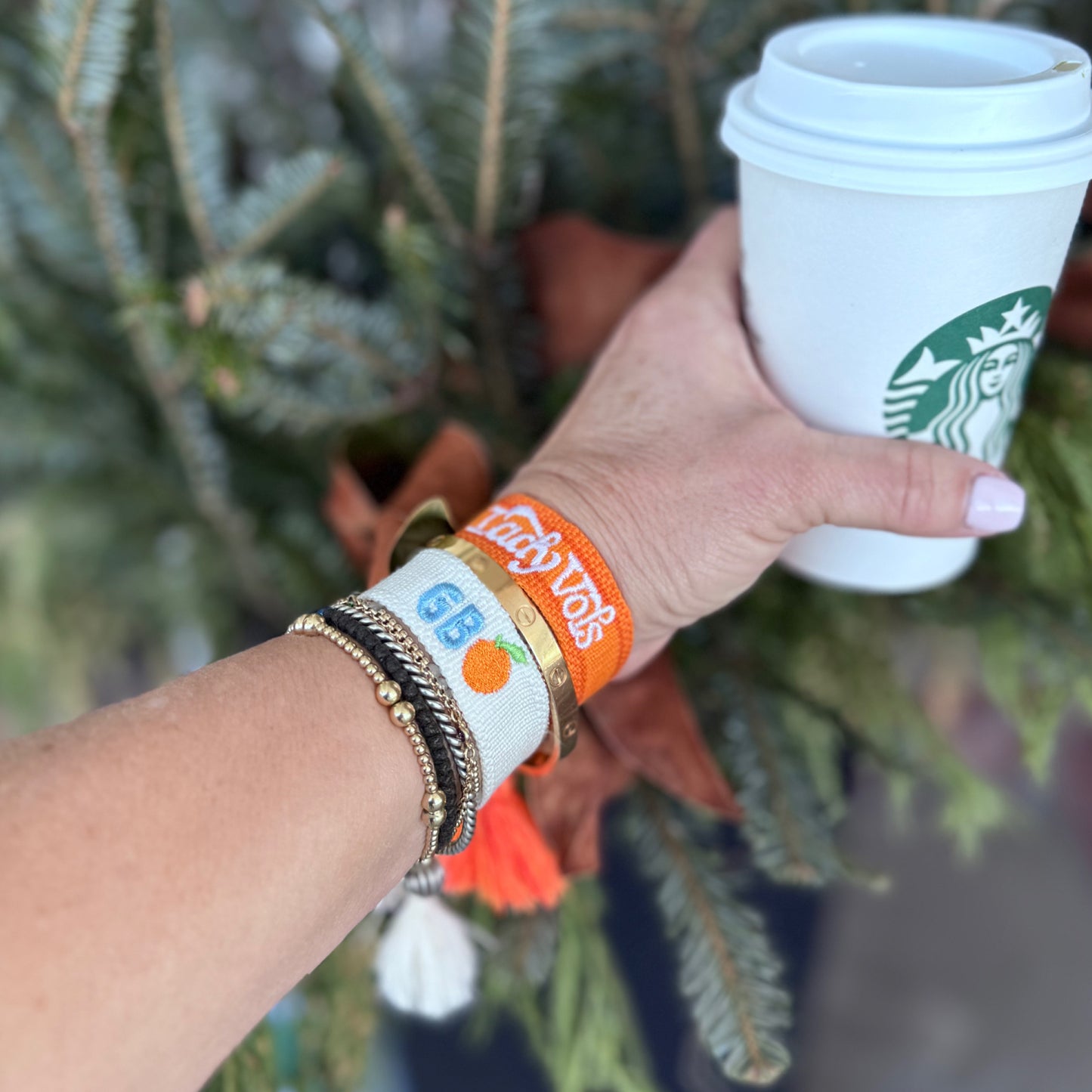 Lady Vols orange game day bracelet
