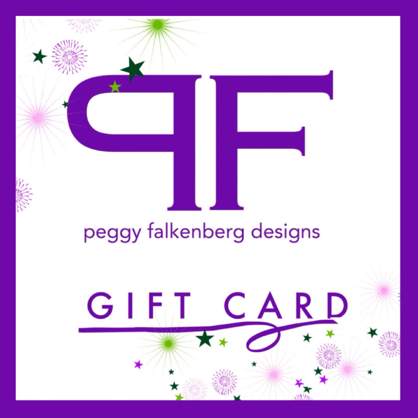 Peggy Falkenberg Designs Gift Card