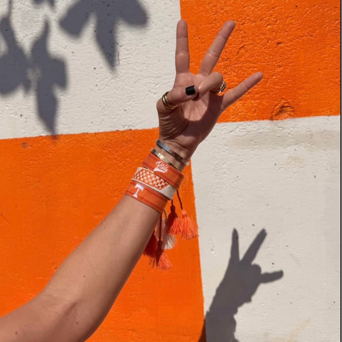 University of Tennessee VOLS game day bracelet in orange