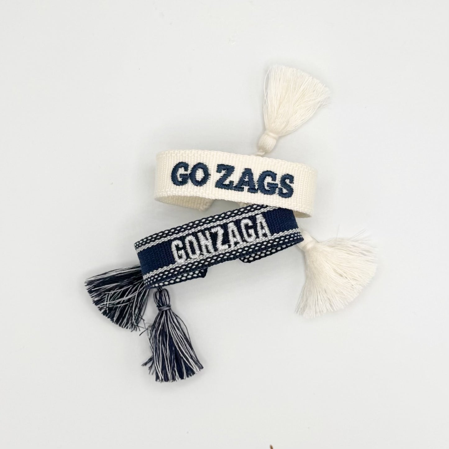 Gonzaga University blue game day bracelet