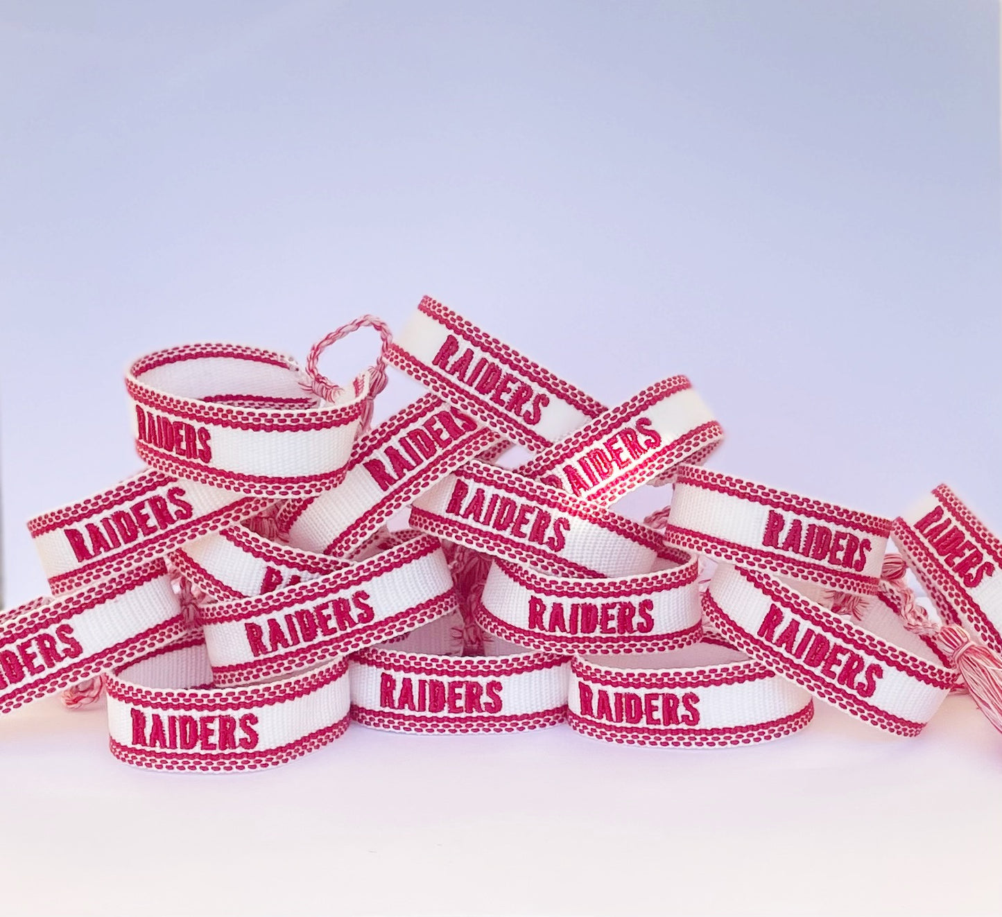 RAIDERS game day bracelet