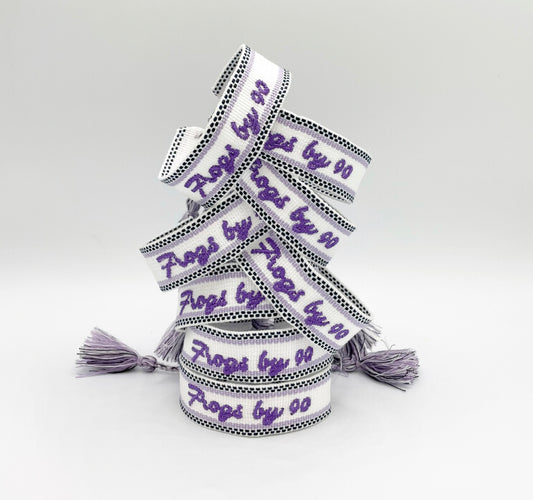 FROGS BY 90 game day tassel bracelet