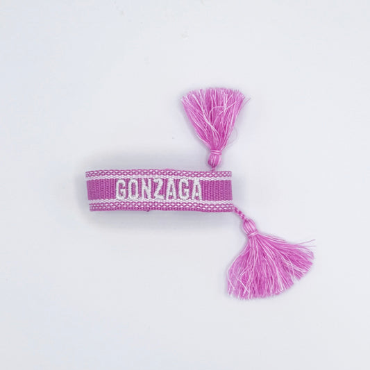 Gonzaga game day bracelet pink