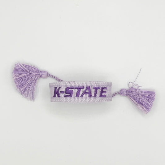 Kansas State Univeristy lavender game day bracelet