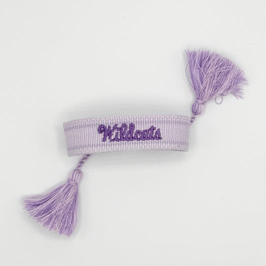 Kansas State University lavender Wildcats bracelet