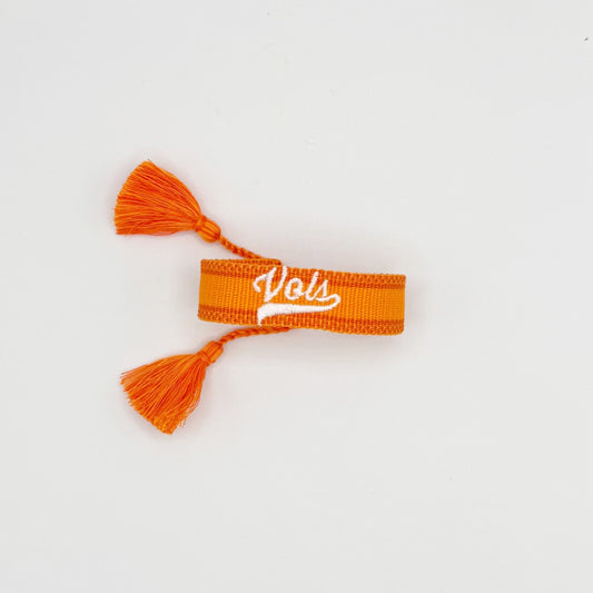 University of Tennessee VOLS game day bracelet in orange