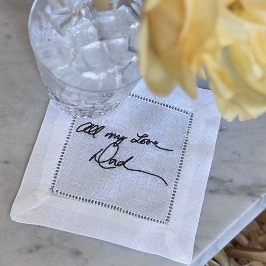 signature cocktail napkins