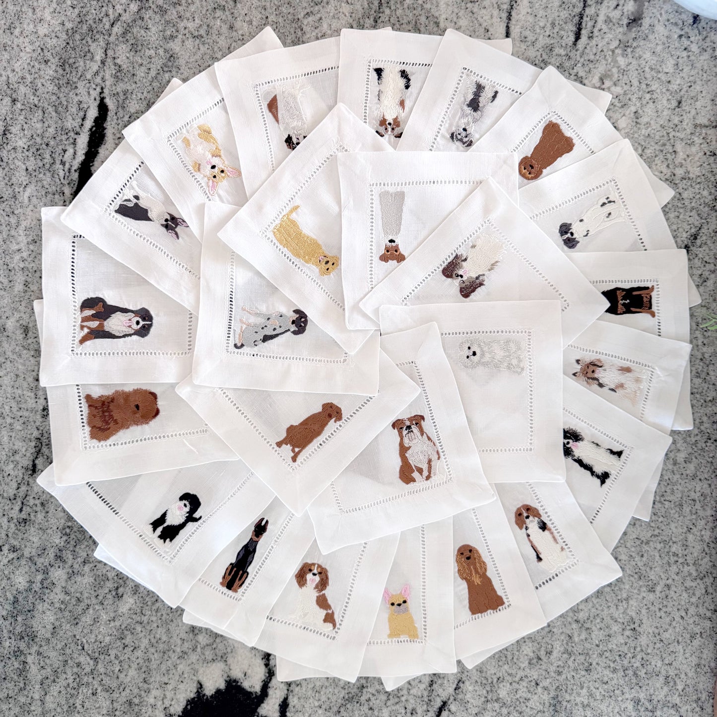 dog lover cocktail napkins
