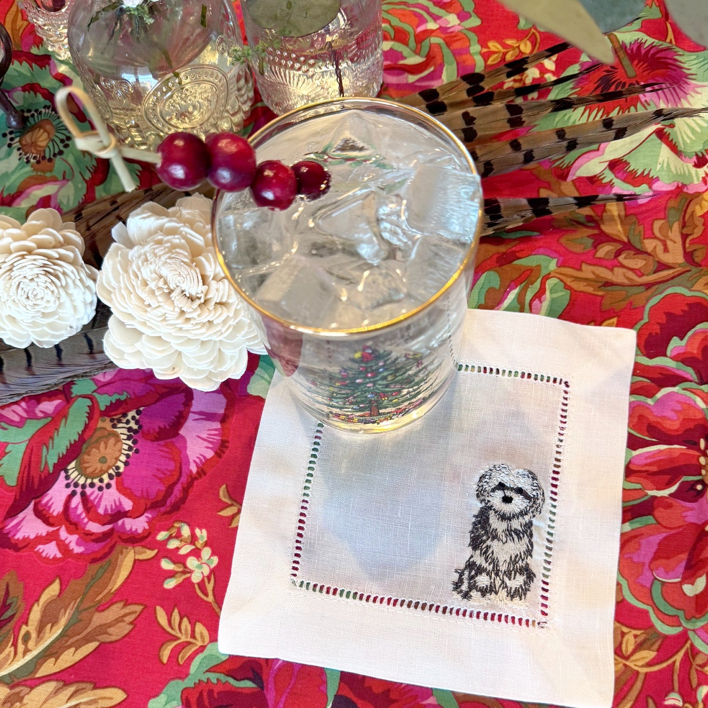 dog lover cocktail napkins