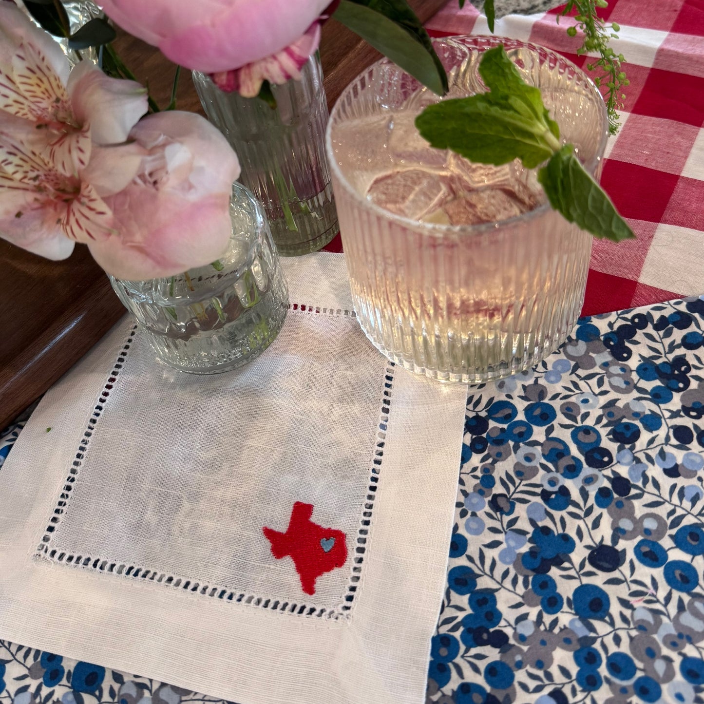 heart of texas cocktail napkins