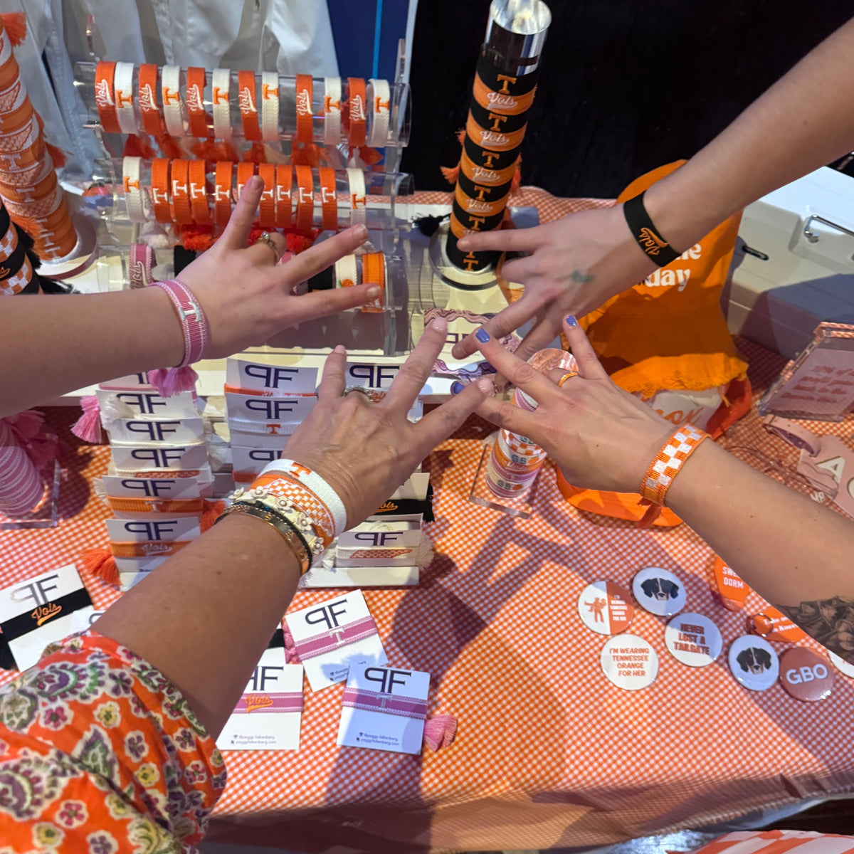 University of Tennessee checkerboard game day bracelet