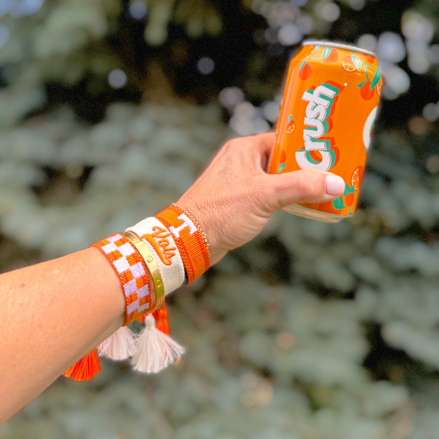 University of Tennessee checkerboard game day bracelet