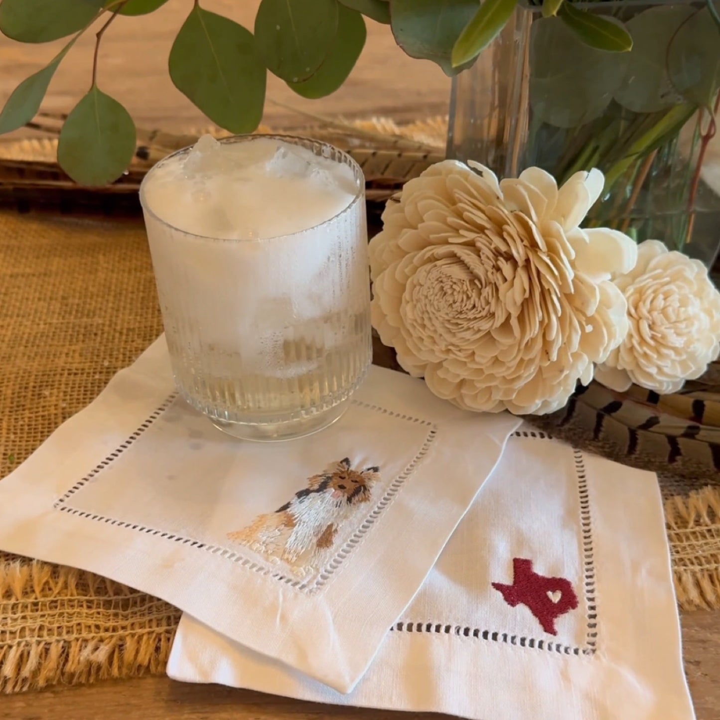 dog lover cocktail napkins