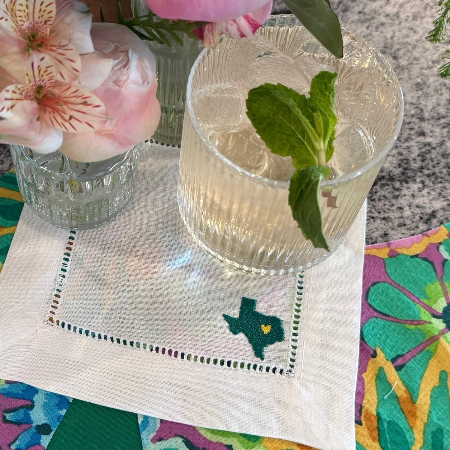 heart of texas cocktail napkins