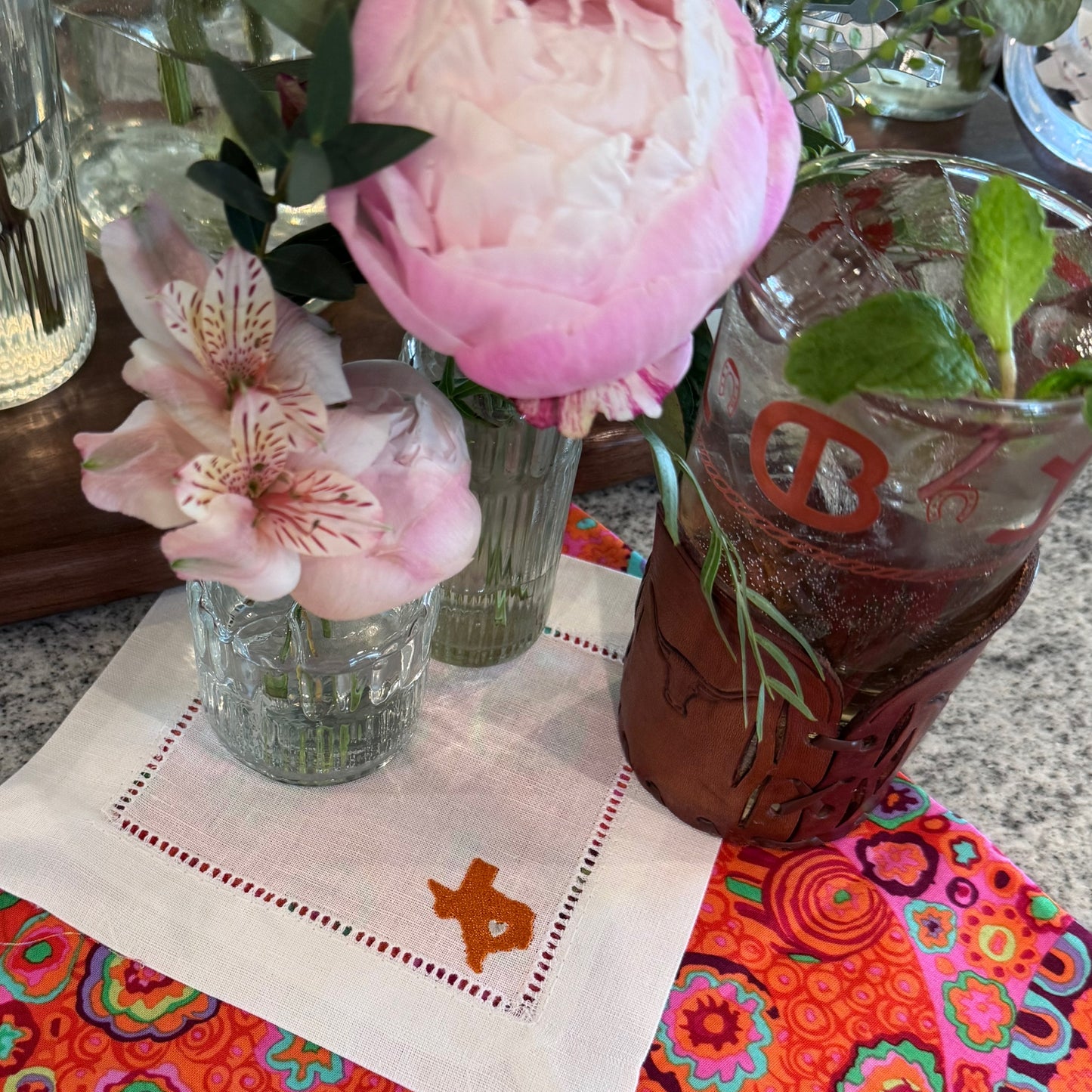 heart of texas cocktail napkins