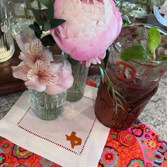heart of texas cocktail napkins