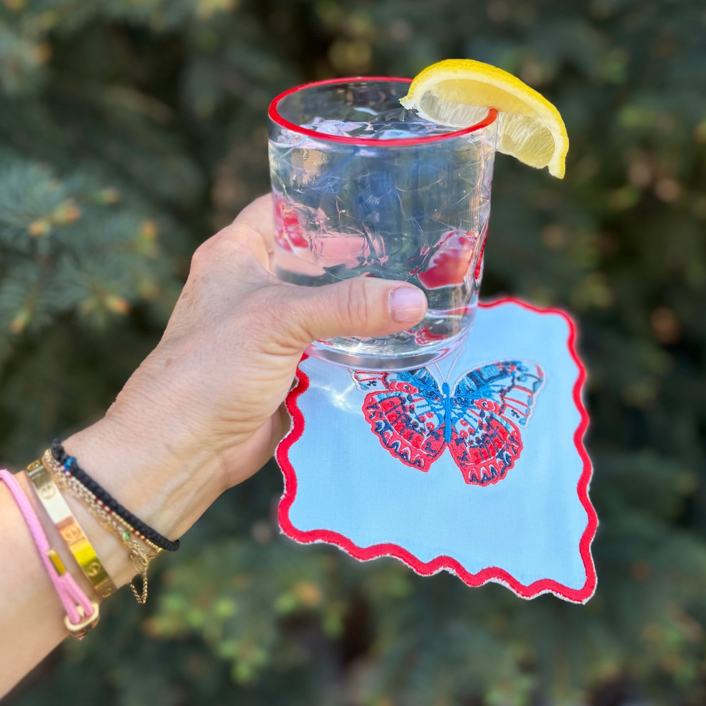 summer cocktail napkins
