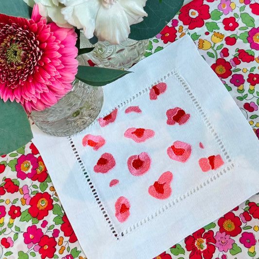 valentine cocktail napkins